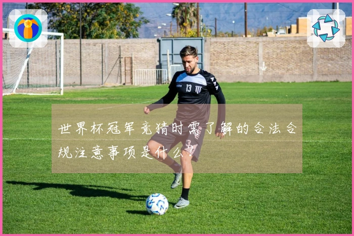 世界杯冠军竞猜时需了解的合法合规注意事项是什么？