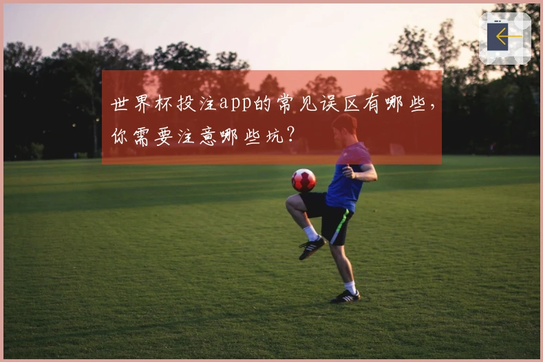 世界杯投注app的常见误区有哪些,你需要注意哪些坑?