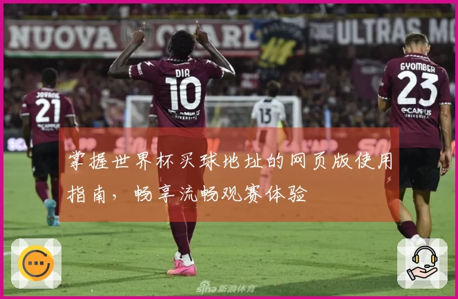 掌握世界杯买球地址的网页版使用指南，畅享流畅观赛体验