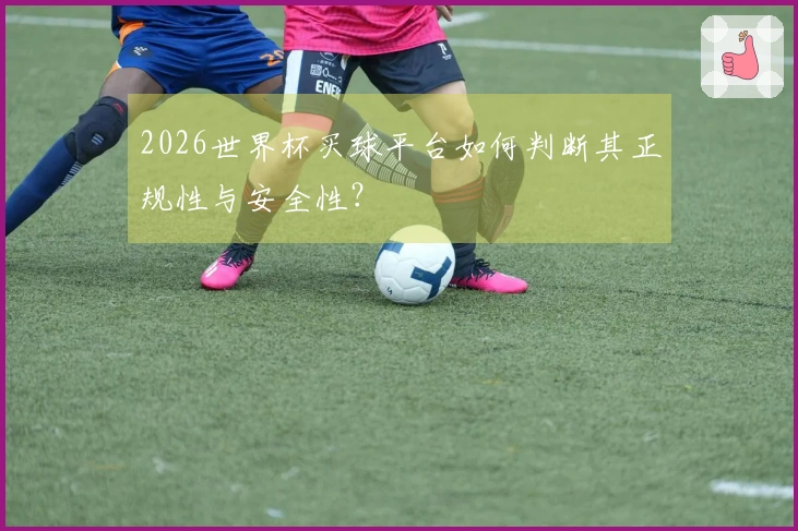 2026世界杯买球平台如何判断其正规性与安全性？